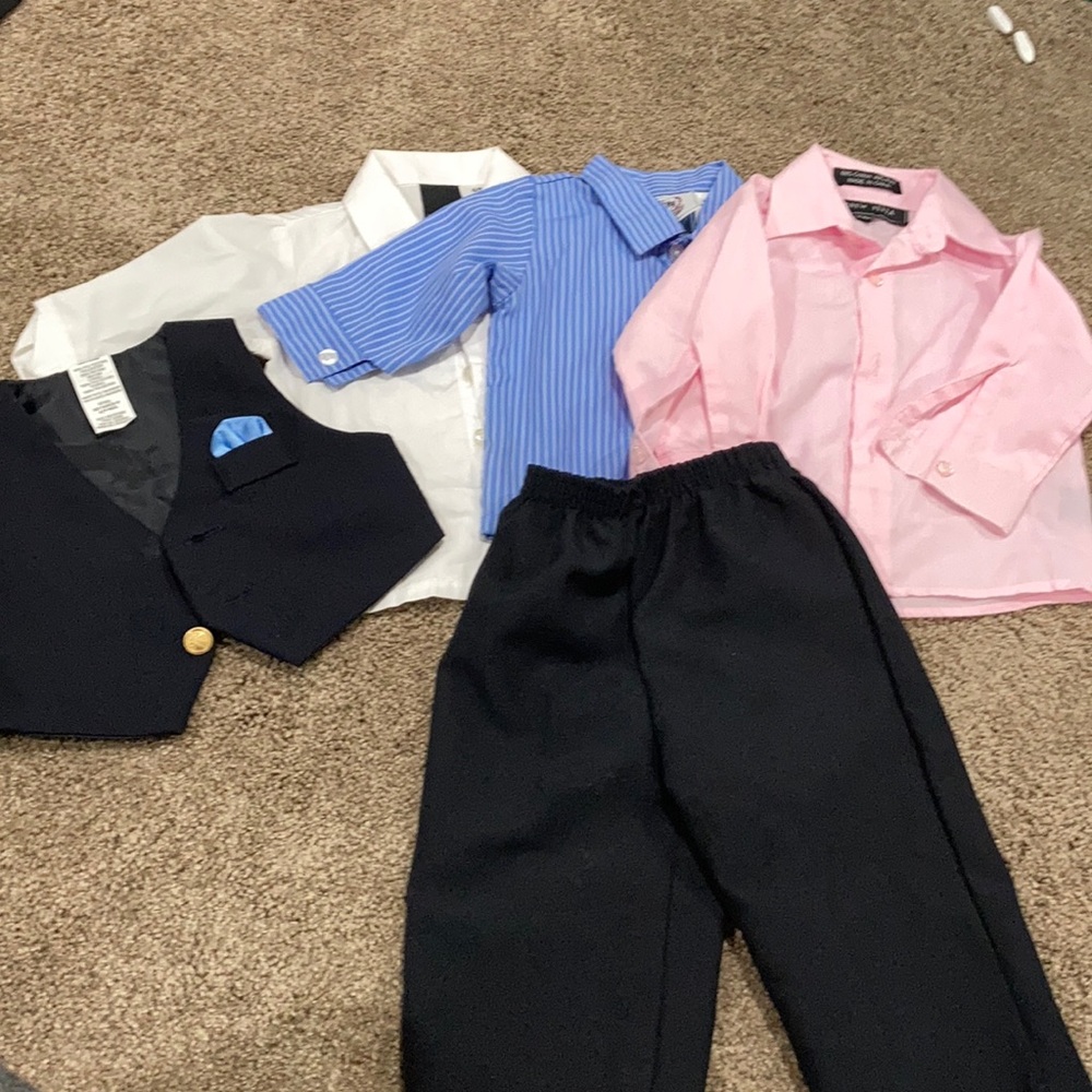 Boys 6/9 month bundle dress clothes bin c56